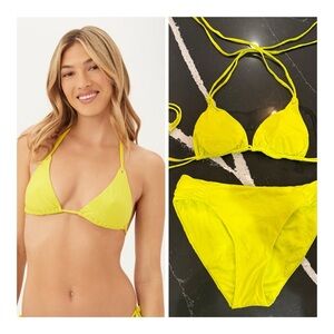 Trina Turk Vibrant Yellow Bikini Set